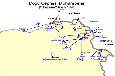Kâzım Karabekir Paşa, Sarıkamış’ta Ordunun Başarısı İçin Düzenlenen Törende (1920) Kâzım Karabekir Paşa, Sarıkamış’ta Ordunun Başarısı İçin Düzenlenen Törende (1920)